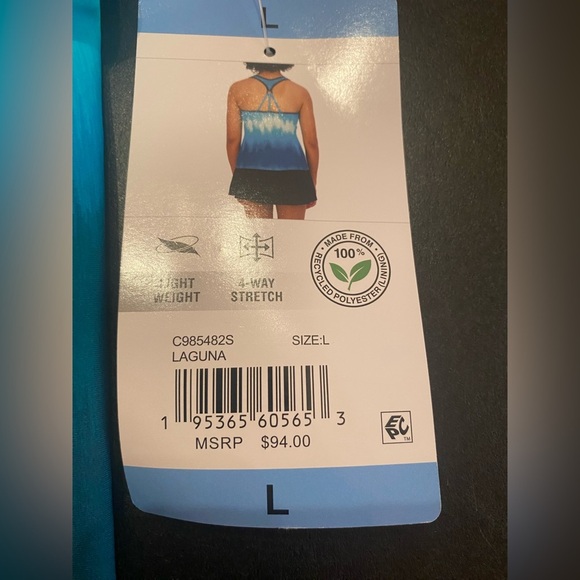 ZeroXposur 2 Piece Tankini & Swim Skort Swimsuit Set Women’s Size Large - Picture 7 of 13